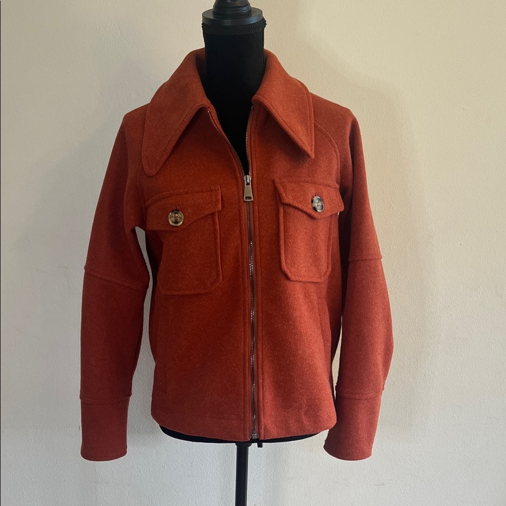 Avec Les Filles Terracotta Outerwear